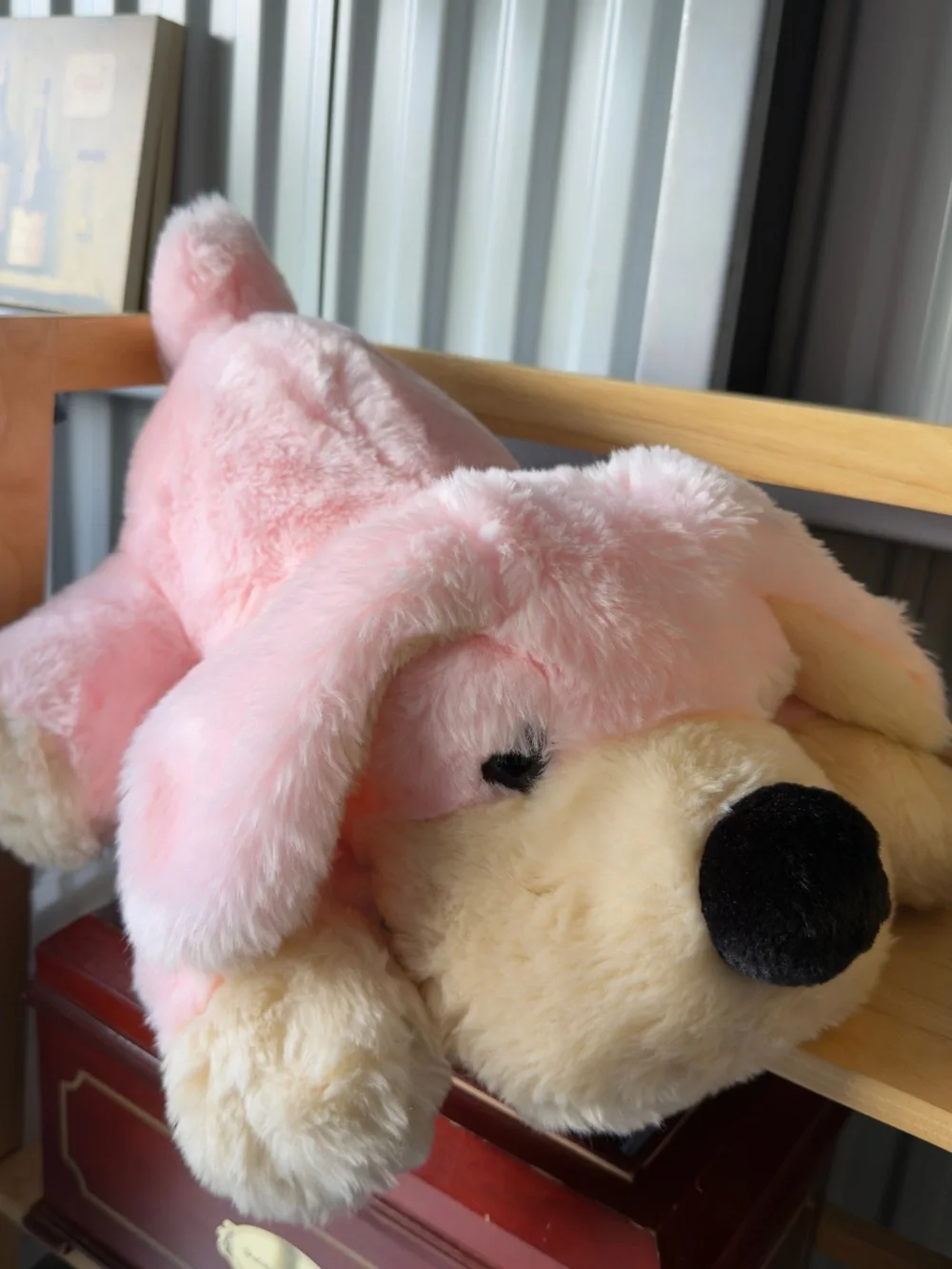 FAO Schwarz Penelope Pink Dog Plush 9” Puppy Pup Stuffed Animal Toy *No Tags